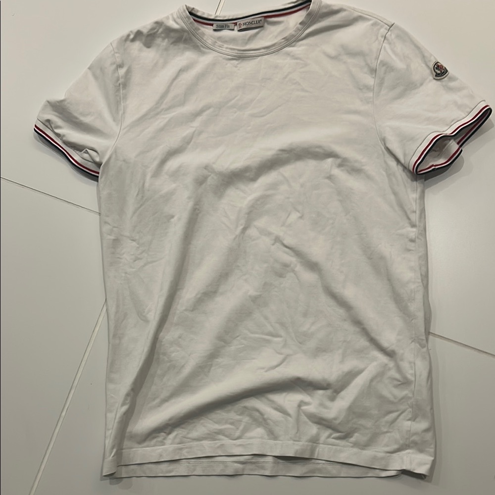 Moncler White Men's T-Shirt